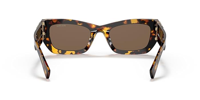 Amazon.com: Miu Miu Woman Sunglasses Honey Havana Frame